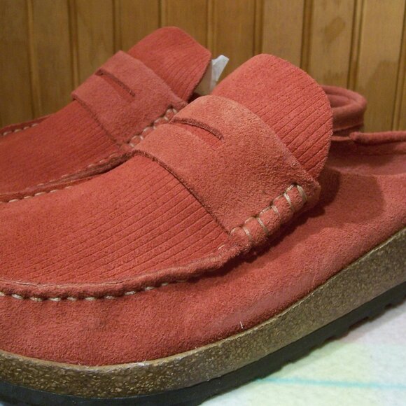 Birkenstock Naples Corduroy Sienna Red 42 - Picture 2 of 9